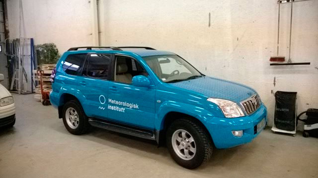 Helfoliering av bil til Metrologiskeinstitutt Helfoliering av bil til Metrologiskeinstitutt